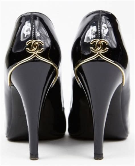 chanel cc heels|chanel women's high heel.